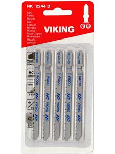 Viking Jigsaw blades 2244D card of 5 blades