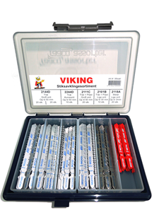 Viking Jigsawbladen NK-99 Assortiment van 100 stuks