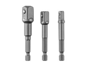PARKSIDE Bitverlenging, set vierkante adapters of bitset voor gipsplaten (vierkante adapter pva 4 a1)