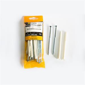 Sencys Slagplug 100x8mm 10 Stuks