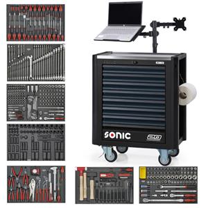 SONIC Equipment SONIC NEXT S9 430-delige gereedschapswagen