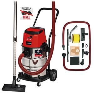 Einhell TP-VC 36/30 S Auto-Solo 2347143 Nat- en droogzuiger 30 l Zonder accu, Zonder lader