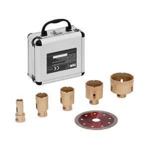 MSW Set diamantboren - voor haakse slijpers - 20 / 35 / 40 / 50 / 68 mm - diamantdoorslijpschijf 115 mm