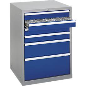 Schäfer Shop Select Gereedschapskast WSK 3610-6L, B 717 x D 725 x H 1000 mm, 6 schuifladen