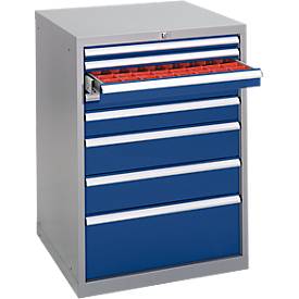 Schäfer Shop Select Gereedschapskast WSK 3610-8S, B 717 x D 725 x H 1000 mm, 8 schuifladen