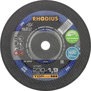 Rhodius 206266 Doorslijpschijf recht 230 mm 1 stuk(s) Staal