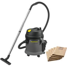 Kärcher nat- en droogzuiger NT 27/1 ADV, 5 papieren filterzakken gratis, Complete set
