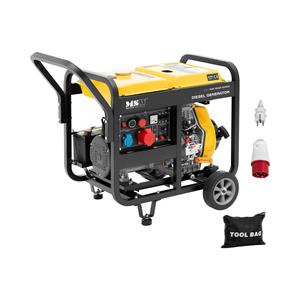 MSW Noodgenerator diesel - 2500 / 7500 W - 12,5 L - 230/400 V - mobiel - AVR - Euro 5
