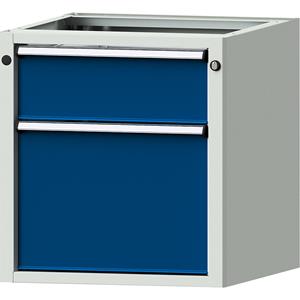 ANKE Onderbouwkast voor elektrisch in hoogte verstelbare werktafels LIFT, b x d = 570 x 615 mm, hoogte 600 mm, 2 laden (180/360 mm hoog)