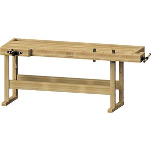 ANKE Professionele schrijnwerkerswerkbank, middelzware uitvoering, breedte x diepte x hoogte = 2220 x 850 x 890 mm