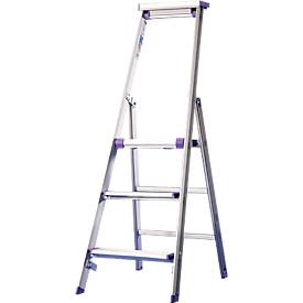 HACA Trapladder Lila-serie, 3 treden