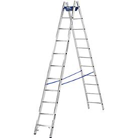 KRAUSE Dubbele trapladder, 2 x 10 sporten, + toolbag GRATIS