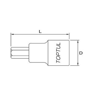 Toptul Bit 1/4 HEX  BCDA0810