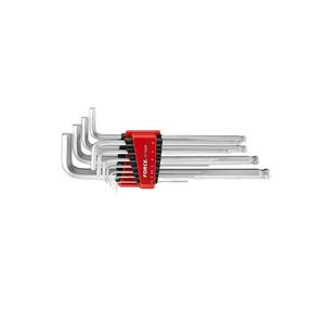 Force 11pc Hex ball point extra long key set