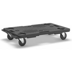 Transportroller, l x b x h = 600 x 400 x 120 mm, draagvermogen 150 kg, vanaf 5 stuks