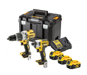 DeWALT DCK276P3T-QW 18V Li-ion XR Accu Klopboormachine (DCD996)&Accu Slagschroevendraaier (DCF887) Combiset (3x 5.0Ah) In TSTAK IV Koffer