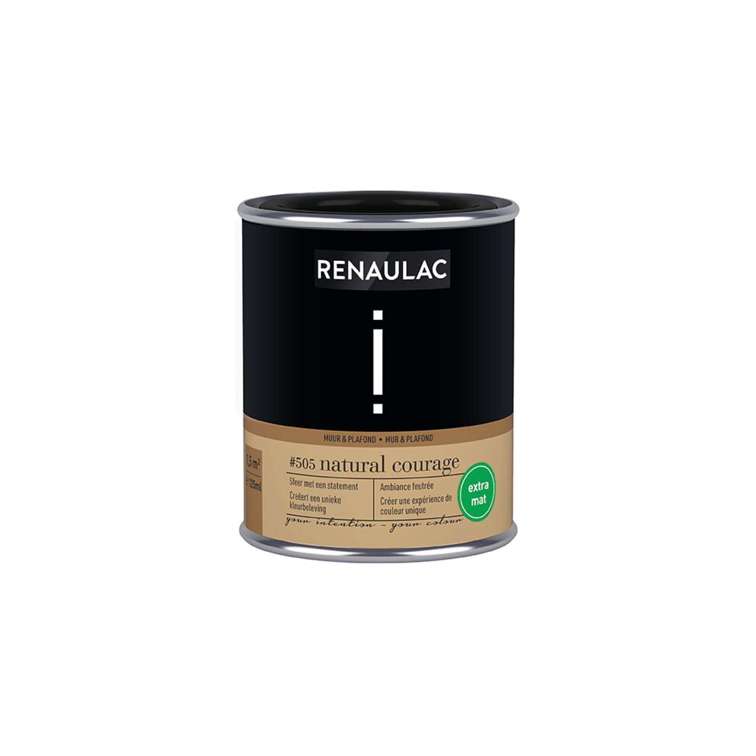 RENAULAC Muur- En Plafondverf Intention Natural Courage Extra Mat 125ml