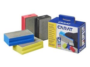 Carat EHPSET0400 4-pack Diamant Schuurblokken Set - K60, K120, K200, K400