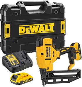DeWALT DCN662D2 18V Li-Ion Accu Afwerktacker Set (2x 2.0Ah Accu) In TSTAK - 32-64mm - Koolborstelloos