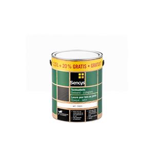 Sencys Tuinhoutbeits Dekkend Zijdeglans White 3l