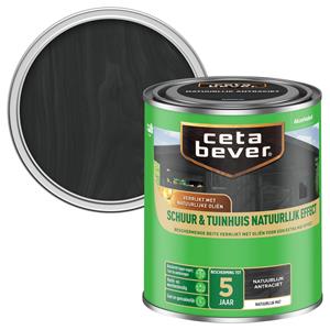 Cetabever Schuur-tuinhuisbeits Naturel Antraciet Mat 750ml