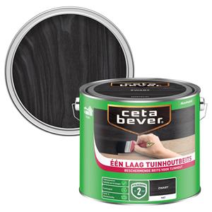 Cetabever Tuinhoutbeits EenLaag Zwart 2,5l