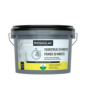 RENAULAC Voorstrijk 20 Minutes Wit 2,5l
