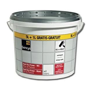 Sencys Grondverf Rapid Dry Primer Muur & Plafond Mat Wit 6l