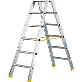 HACA Dubbele trapladder MEHRSI, 6 treden, 9 kg