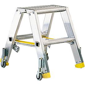 HACA Trapladder Mehrsi, licht metaal, 2 treden, 4,6 kg