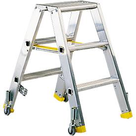 HACA Trapladder Mehrsi, licht metaal, 3 treden, 5,7 kg