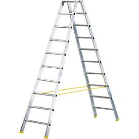 HACA Dubbele trapladder MEHRSI, 10 treden, 15,5 kg