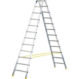 HACA Dubbele trapladder MEHRSI, 12 treden, 19 kg