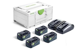 Festool SYS 18V 4x5,0/TCL 6 DUO Energieset In Systainer