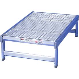 HACA Aluminium plateau, 300 x 650 x 1000 mm