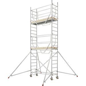 HYMER Rolsteiger ADVANCED SAFE-T 7075, gelast, platform = 2,08 x 0,61 m, max. werkhoogte 6,25 m