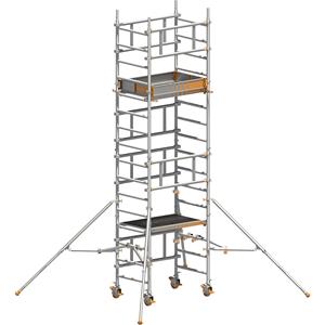 Layher Eenpersoons rolsteiger SoloTower, platformafmeting 1,15 x 0,8 m, werkhoogte 5,15 m