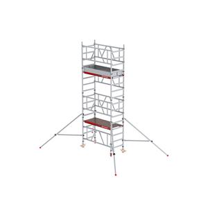 ALTREX Snel op te bouwen rolsteiger MiTOWER Plus, houten platform, werkhoogte 5 m