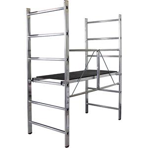 KRAUSE Klapsteiger, platform 1,4 x 0,5 m, werkhoogte 2,8 m