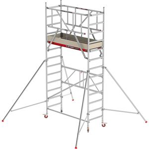 ALTREX Kamersteiger RS 44-POWER, houten platform, lengte 1,85 m, werkhoogte 4,70 m