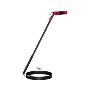 Ulsonix Telescopische wasborstel - met wateraansluiting - voor zonnepanelen en ramen - 1672 - 5486 mm