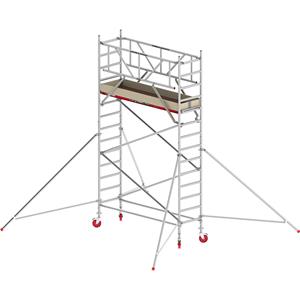 ALTREX Rolsteiger RS TOWER 41 smal, houten platform, lengte 2,45 m, werkhoogte 5,20 m