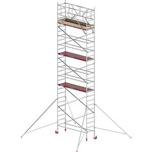 ALTREX Rolsteiger RS TOWER 41 smal, houten platform, lengte 2,45 m, werkhoogte 9,20 m