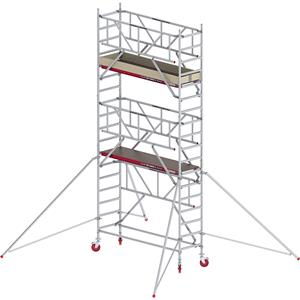 ALTREX Rolsteiger RS TOWER 41 smal met Safe-Quick, houten platform, lengte 2,45 m, werkhoogte 6,20 m