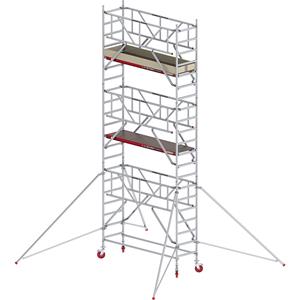 ALTREX Rolsteiger RS TOWER 41 smal met Safe-Quick, houten platform, lengte 1,85 m, werkhoogte 7,20 m