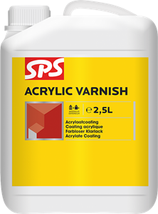 SPS Acrylic Varnisch Vernis - Kleurloos - 2,5L