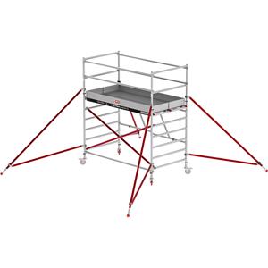 ALTREX Rolsteiger RS TOWER 55, houten platform, lengte 3,05 m, werkhoogte 3,80 m
