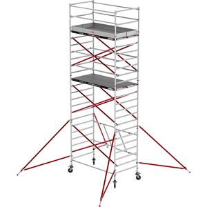 ALTREX Rolsteiger RS TOWER 55, houten platform, lengte 2,45 m, werkhoogte 7,80 m