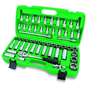 Toptul Gereedschapskist  1/2 inch 55 teilig (SL, PH, 6-kant, TORX)