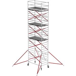 ALTREX Rolsteiger RS TOWER 55, houten platform, lengte 2,45 m, werkhoogte 9,80 m
